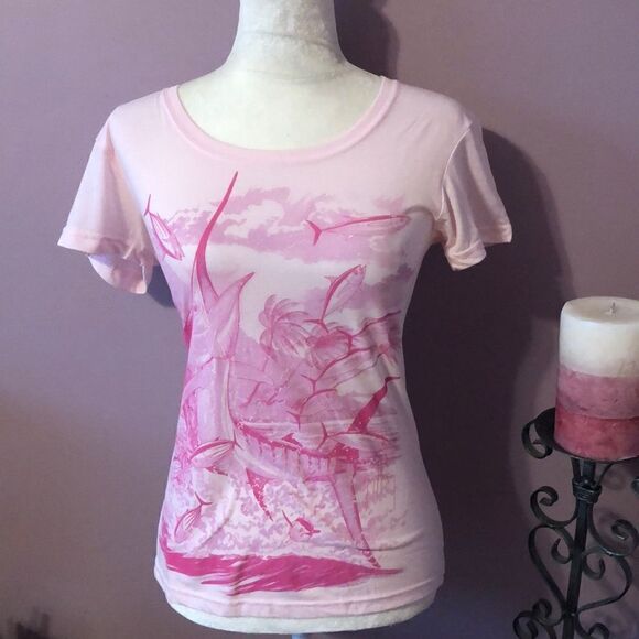 Guy harvey t shirt island marlin dri release - Picture 2 of 7